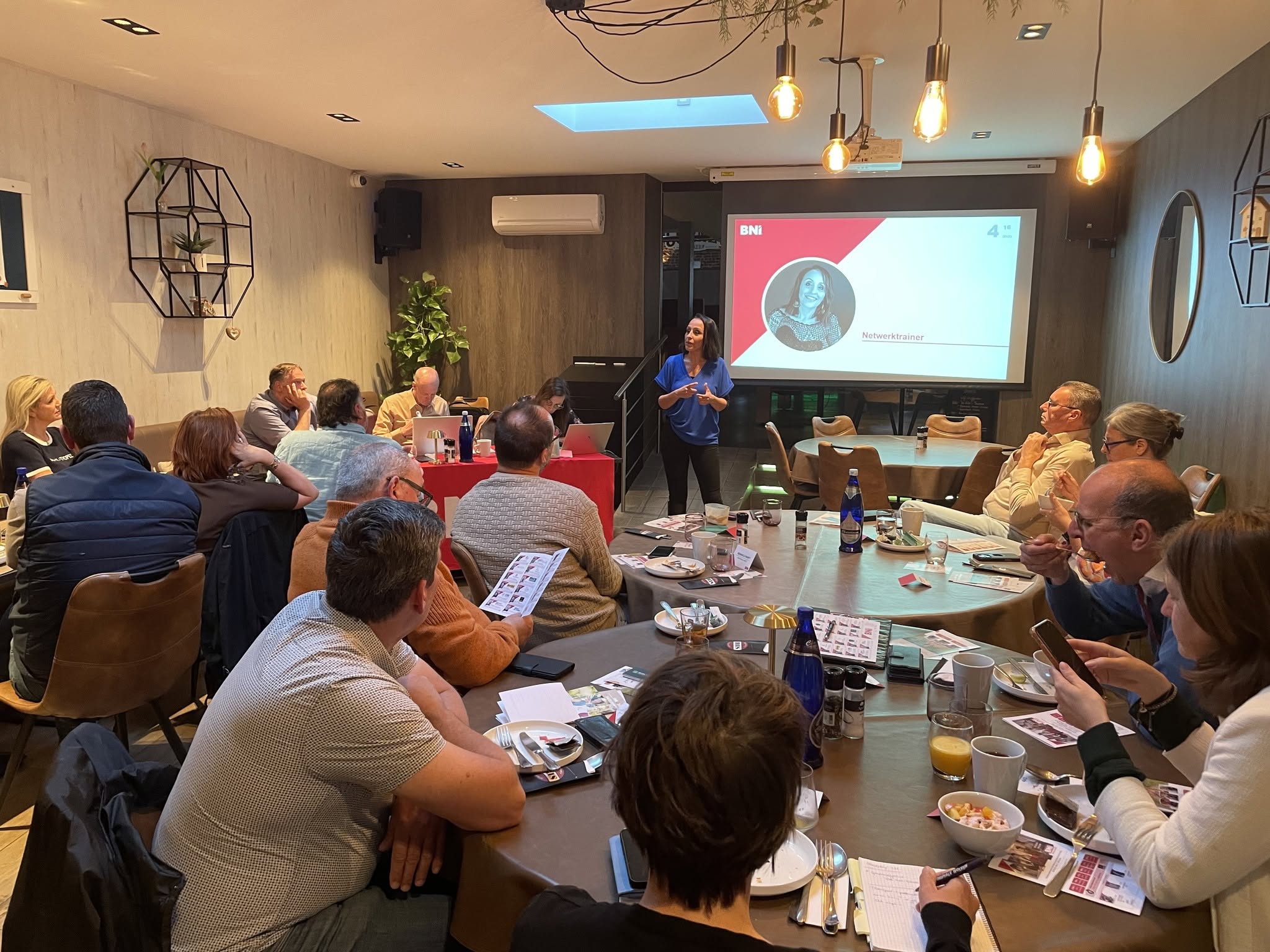 BNI Optimus Gavere tijdens een netwerkmeeting